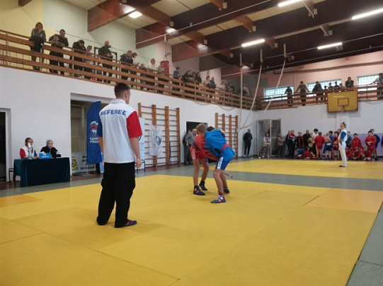 В Воскресенской гимназии прошло открытое первенство по самбо среди юношей