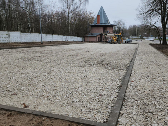 Благоустройство у Свято-Троицкого монастыря в Егорьевске