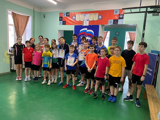 Турнир по настольному теннису прошёл в Коломне