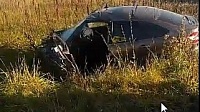 Две легковушки столкнулись в районе села Мячково утром 13 сентября