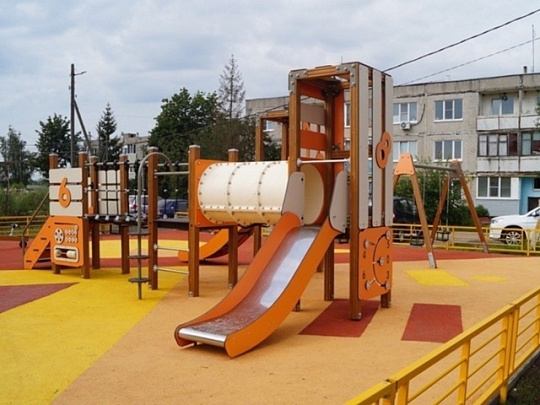 В городском округе Коломна обновили 34 детские игровые площадки