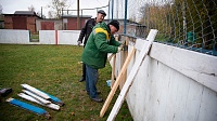 Хоккейная коробочка в посёлке Первомайский - точка притяжения для любителей ЗОЖ