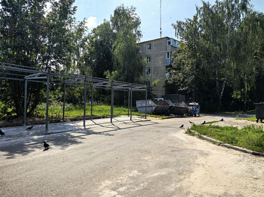 В Коломне обновляют контейнерные площадки