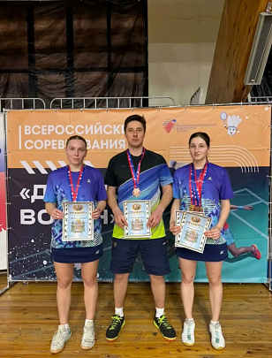 Коломенцы приняли участие в соревнованиях по бадминтону