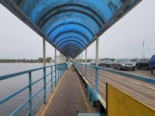 В Луховицах подготовили паромные переправы к зиме