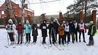 Школьники преодолели сложную дистанцию на лыжах