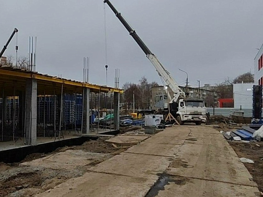 В Коломне продолжается строительство нового корпуса школы